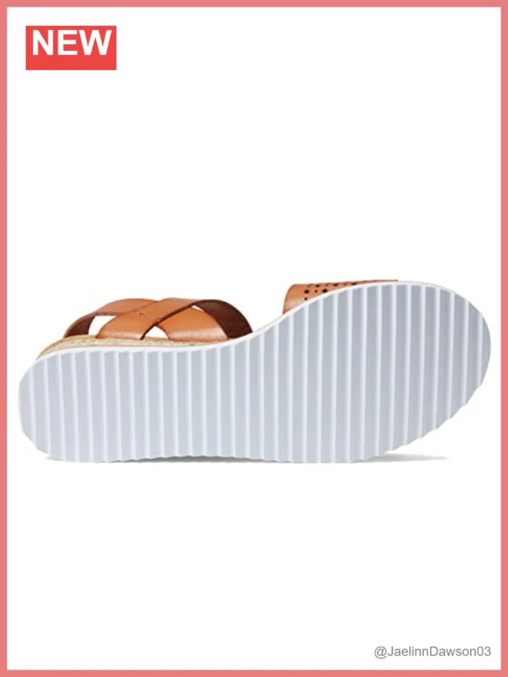 Women's Wedge Sandals Espadrille Faux Leather Memory Foam